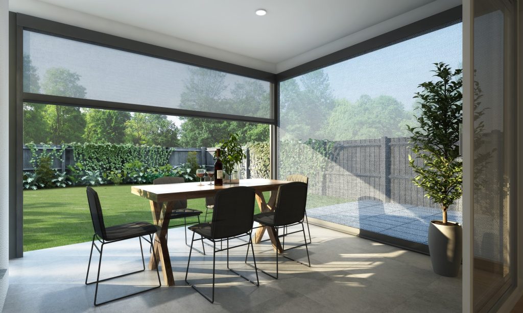 Zipscreen outdoor blinds
